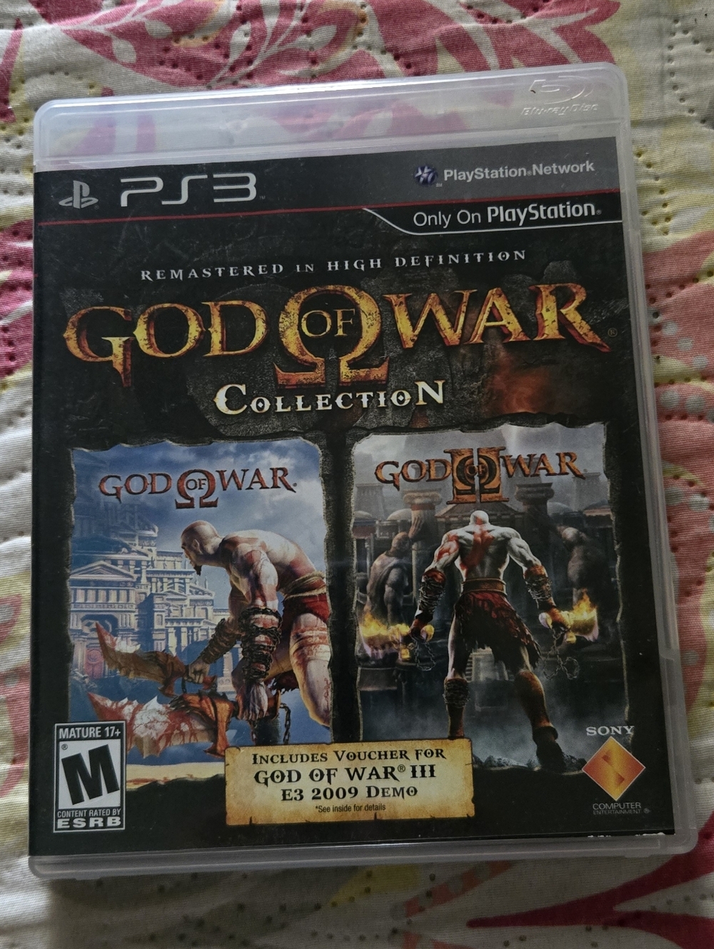 Sony God of War Collection PS3 - Black and Gold Cover